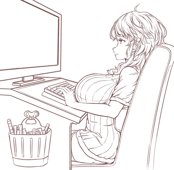 抑郁的游戏女主播