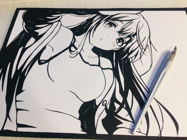 切り絵 共依存ごっこ♪~美しく歪んだ二人~