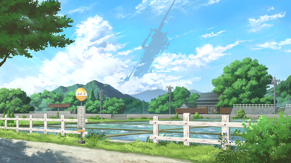 田舎道×夏