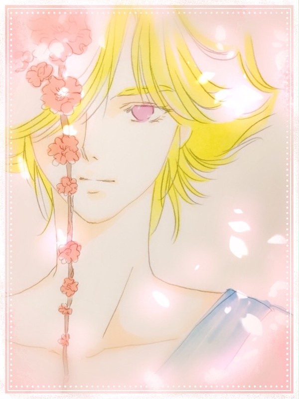 征士と花