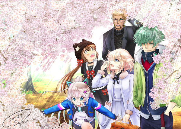 シェアハウス３メンバーでお花見🌸