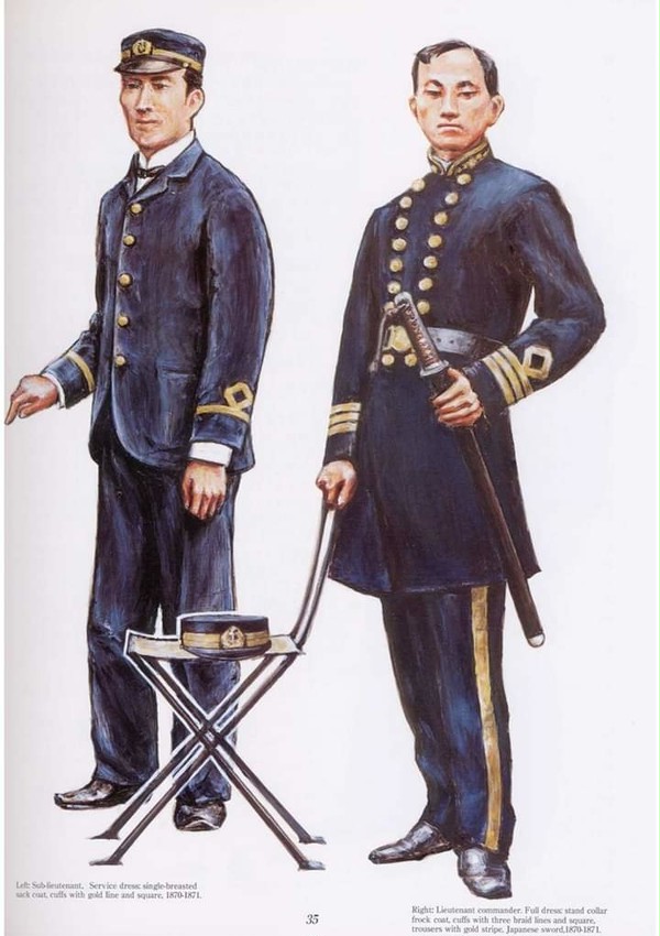 19世紀の海軍制服