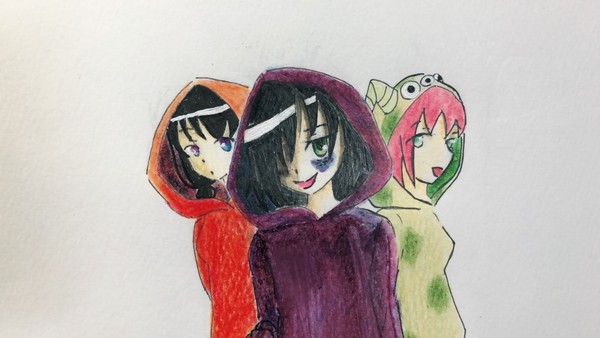 パーカー３人衆