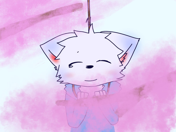 桜と一緒に散る