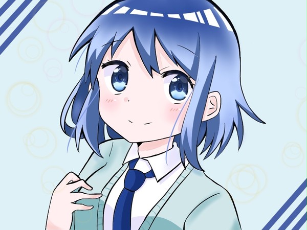青い少女
