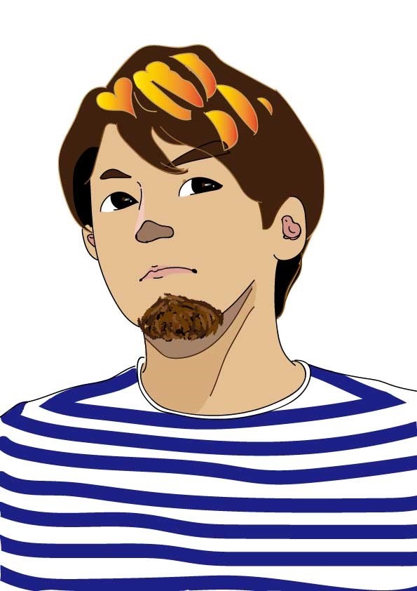 初めて使うIllustratorで試作してみた