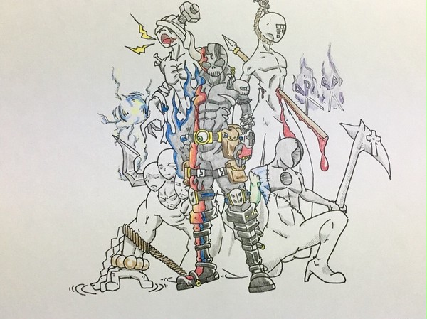 オリジナル『ヒーロー＋召喚獣』