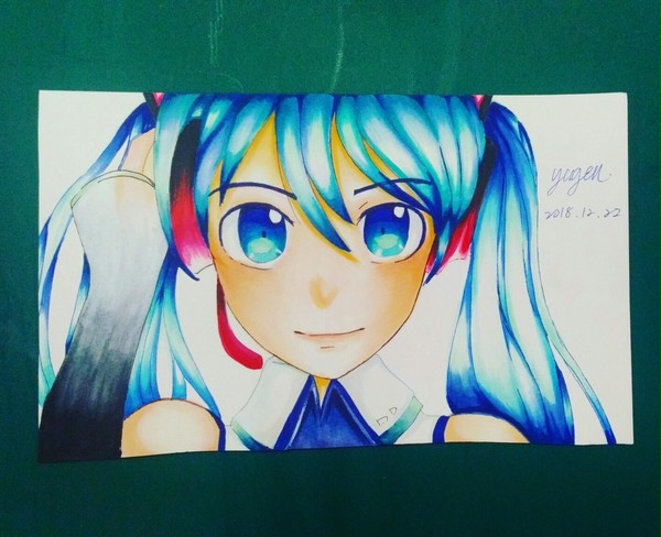 初音仿畫