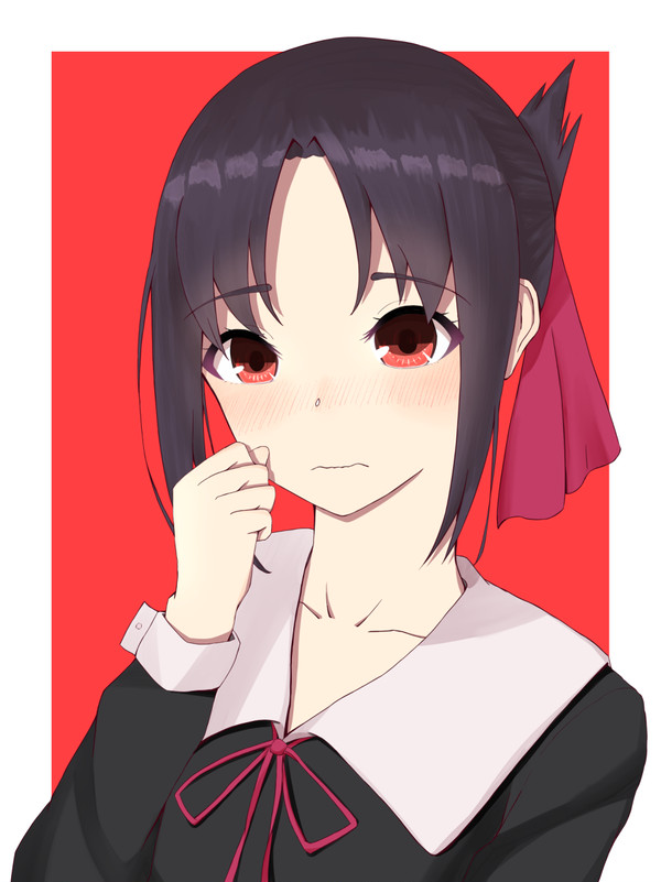 照れてしまった四宮かぐや様
