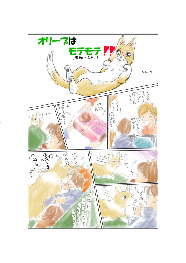 オリーブはモテモテ❣️❣️NO.14(禁断のおやつ)