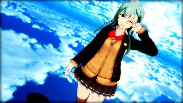 [MMD艦これ]鈴谷自撮り風