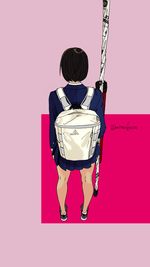 弓道部の女の子