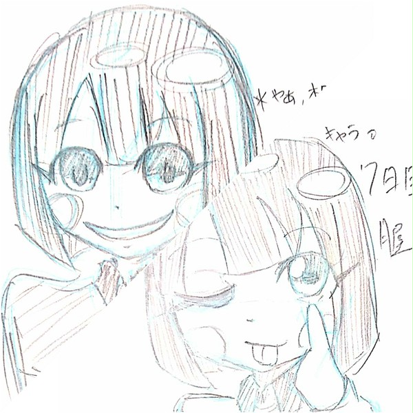 #リプきたキャラを一週間描き続けて画力向上するか試す　⑤