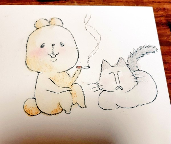 うさぁとくまぁとねこぉ