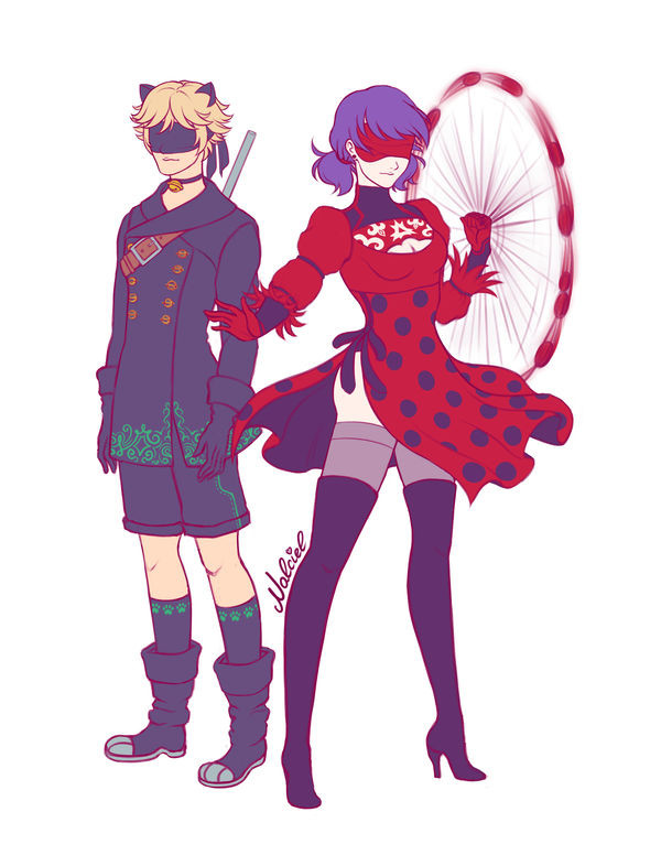LadyNoir - Nier Automata AU