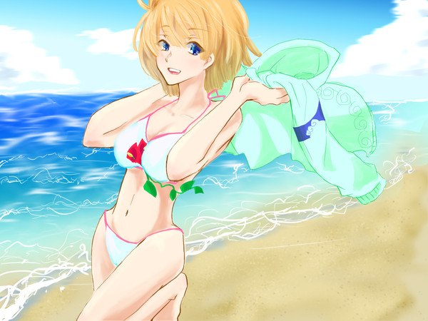 海辺の水着