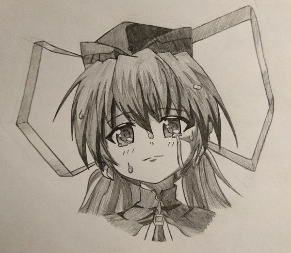 【過去絵】雨粒が流れるほしのゆめみ