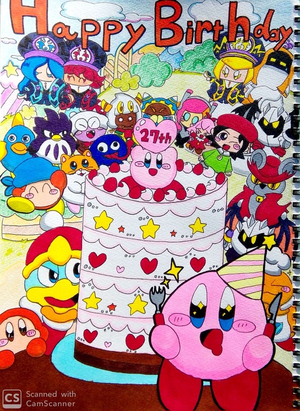 星のカービィ27周年おめでとう！！！🎁🎂🎉