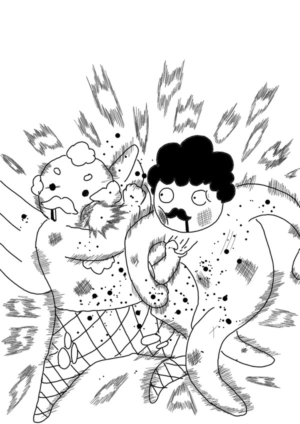 fight of mascots