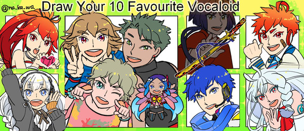 Draw Your 10 Favorite Vocaloid