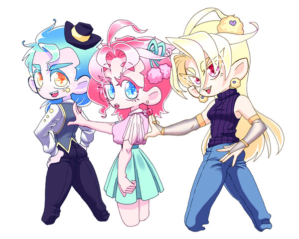 毛玉くんとあーたろ描いた