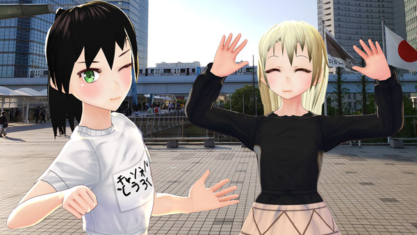 お台場で最強絵師に出会うくれみぃー