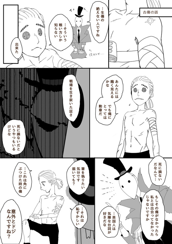 絵描きの人格と傭兵の話3.5