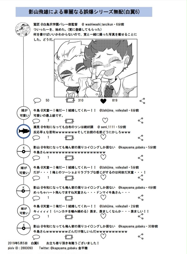 5/5白翼6無配