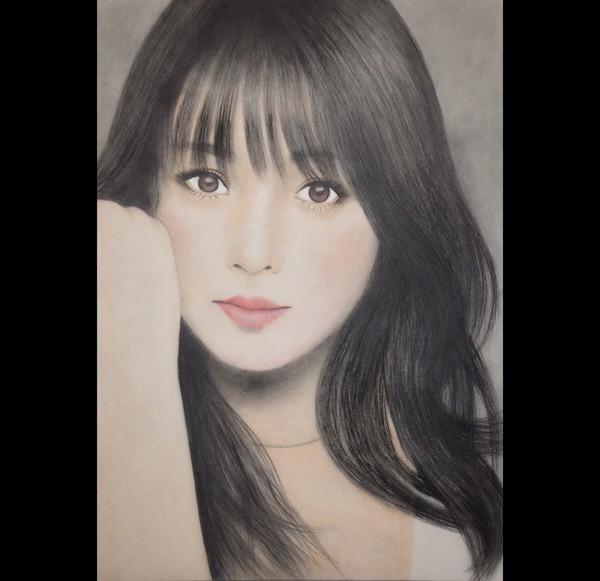 深田恭子 色鉛筆画 イラスト 肖像画