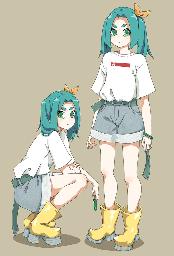 よつぎちゃとおうぎちゃ