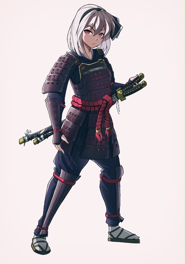 konpaku youmu  完 (samurai)