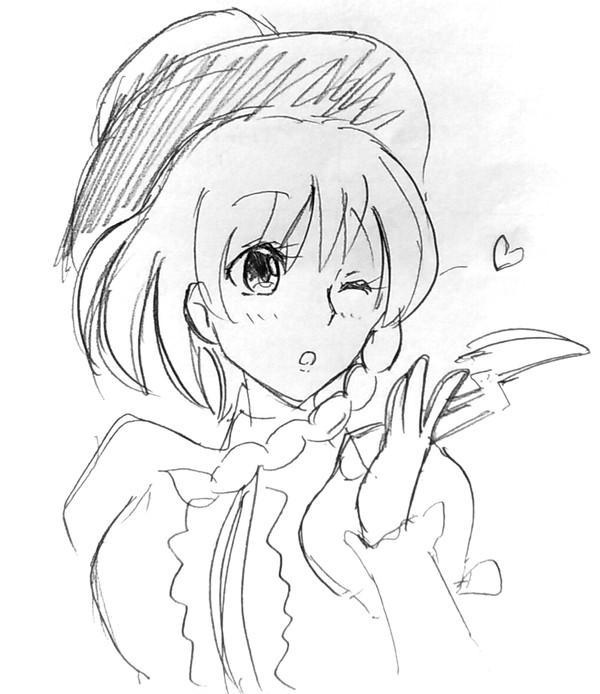 たわわちゃんモノクロ