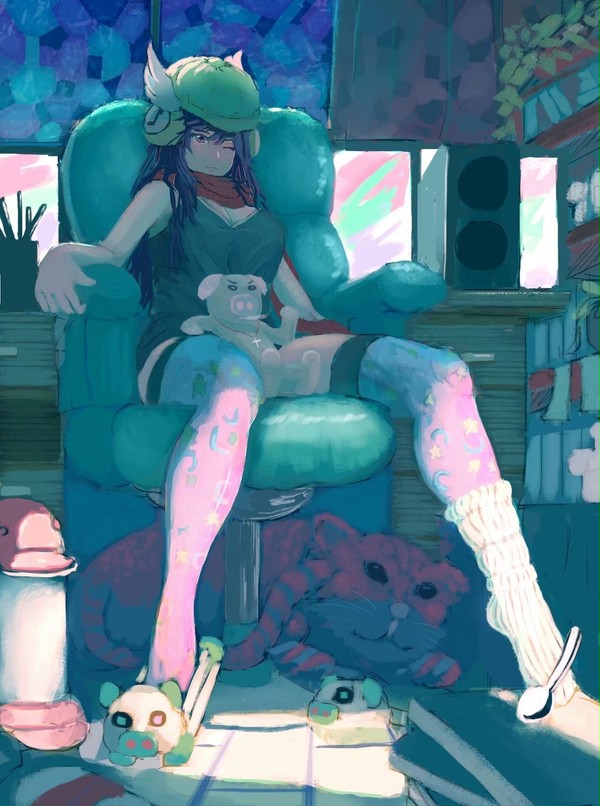 longly night with computer