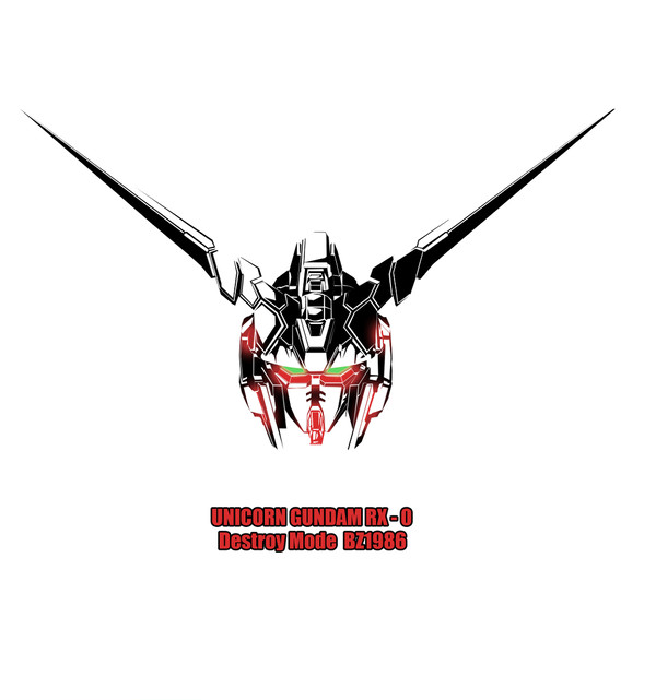 高达头像UC独角兽RX-0觉醒