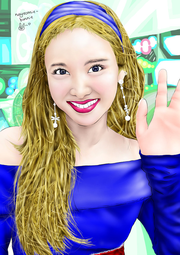 TWICE 娜琏 肖像画练习