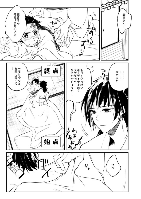 【義炭】首筋に噛みつく