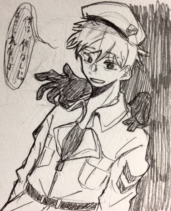 HTF擬人化 アナログ落書き②