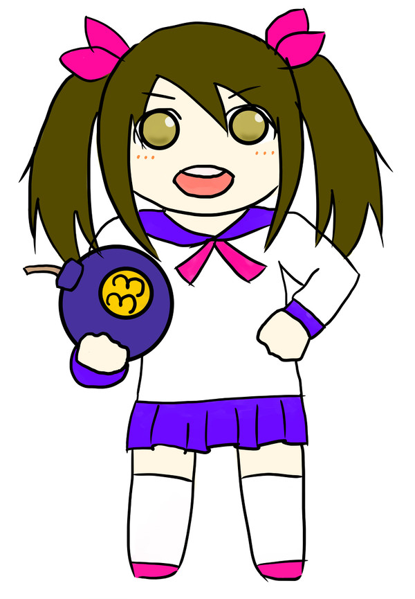 今井加奈　ボンバーガール漫画風