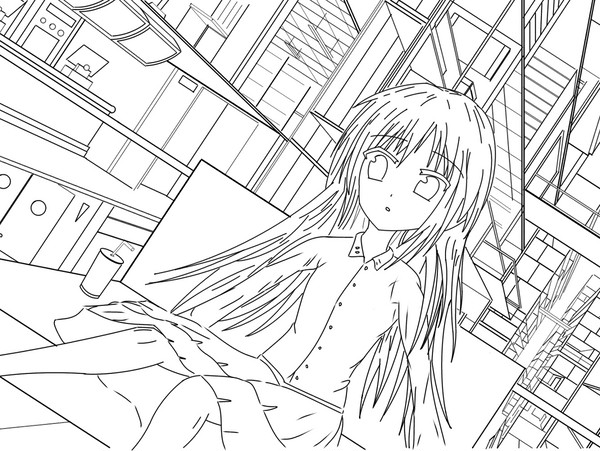 My Drawing #1 ( ^ω^)