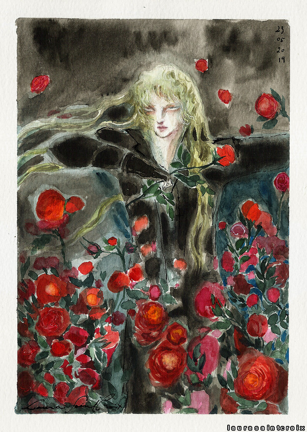 KAMIJO and red roses