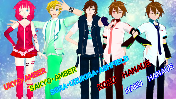 MMDモーション③　夢ヒロイン＆夢ヒーロー