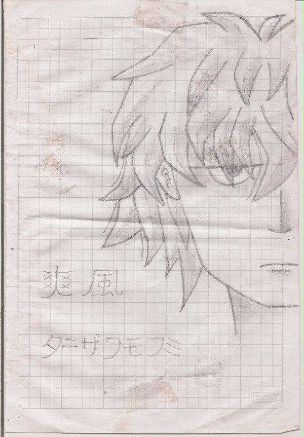 my first work anime paint :3