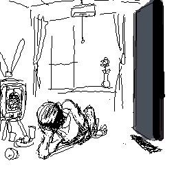モノリスのある部屋