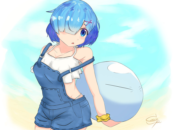 水着姿のレム