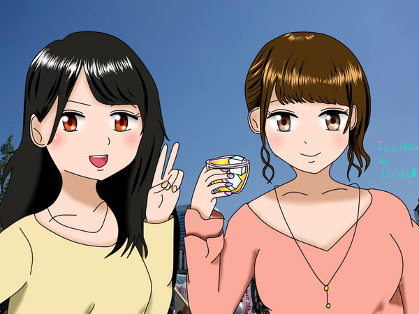 駒木結衣さんと山岸愛梨さん【お誕生日】