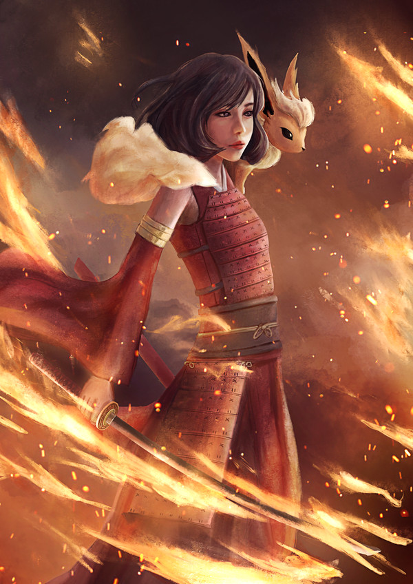 Flareon Samurai