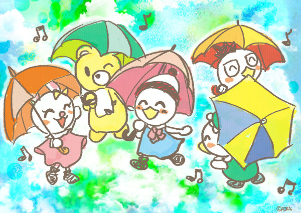 Sing in the rain・・・!