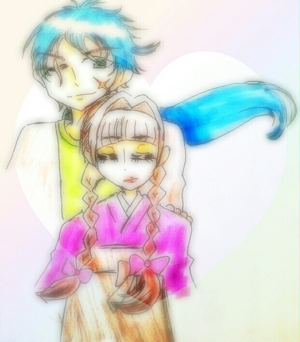 少女と霊の彼