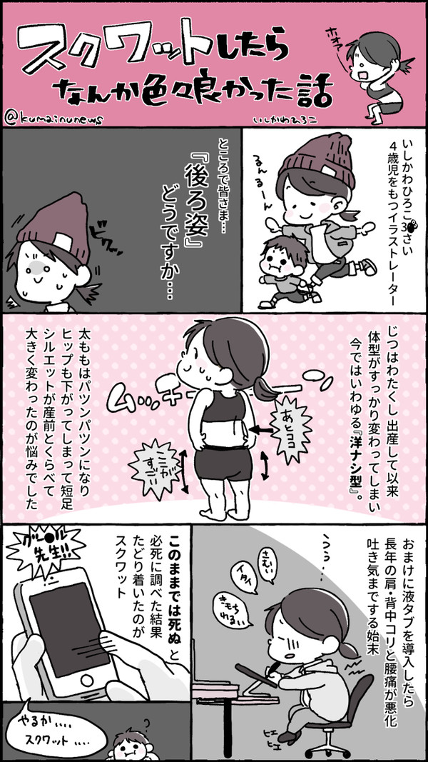 スクワットしたらなんか色々よかった話