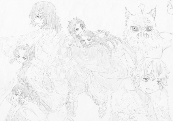 鬼滅集合絵
